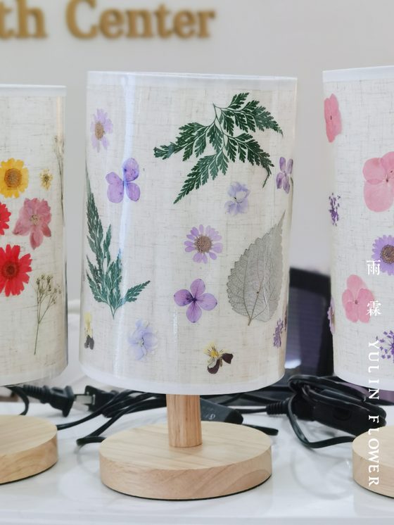 押花台灯